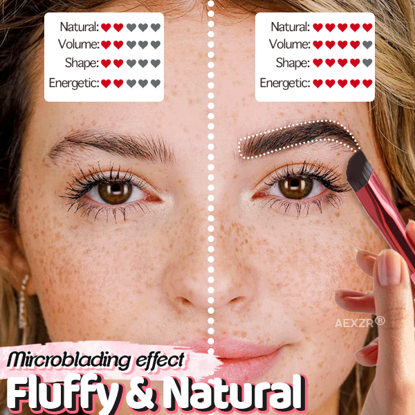 Aexzr® 4D Hair Stroke Brow Stamp Brush