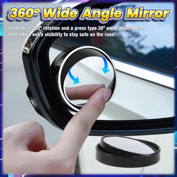 Adjustable Blind Spot Mirror ( 1 Pair )