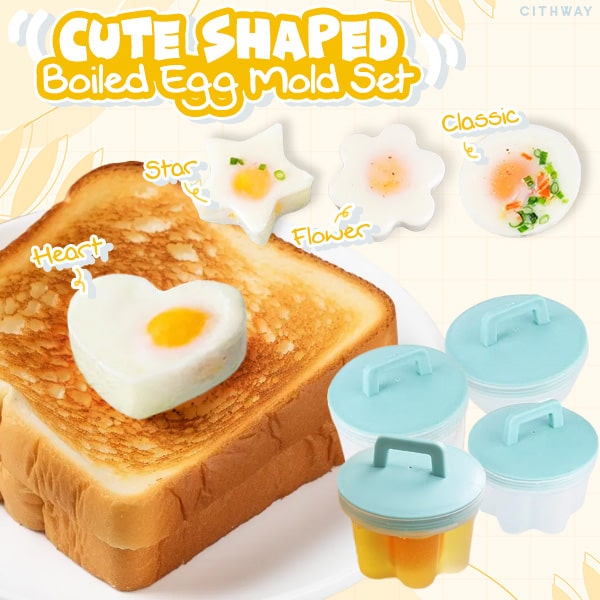 Cithway™ Creative Cute Boiled Egg Mold Set (4PCS)