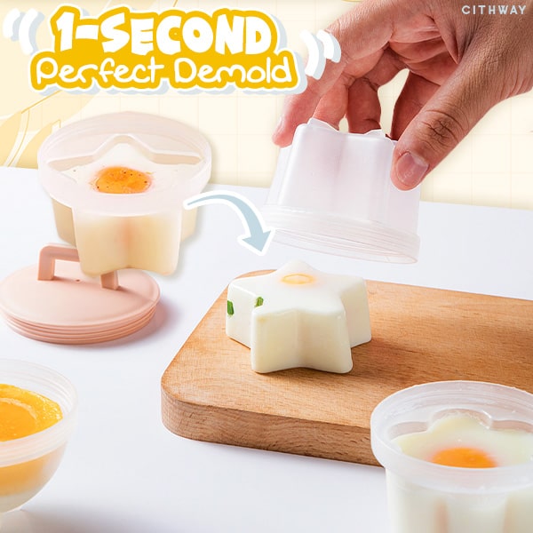 Cithway™ Creative Cute Boiled Egg Mold Set (4PCS)