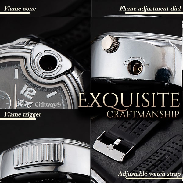 Cithway® Luxurious Refillable Wrist Watch-Lighter