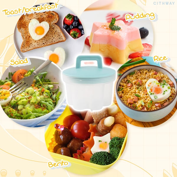 Cithway™ Creative Cute Boiled Egg Mold Set (4PCS)