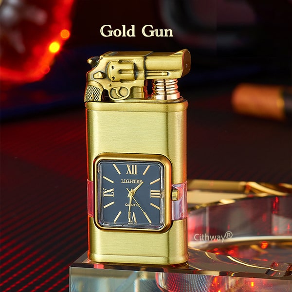 Cithway® Windproof Dual-Flame Vintage Watch Lighter