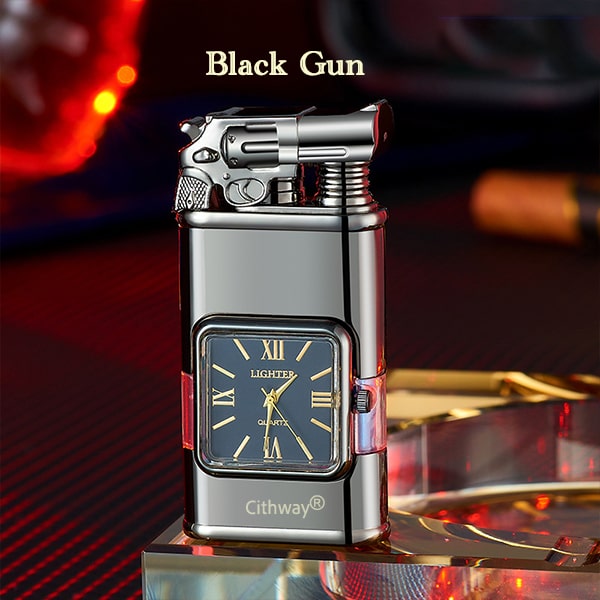 Cithway® Windproof Dual-Flame Vintage Watch Lighter