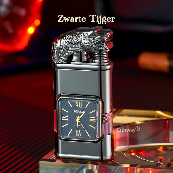 Cithway® Windbestendige Klassieke horlogeraarder met dubbele vlam