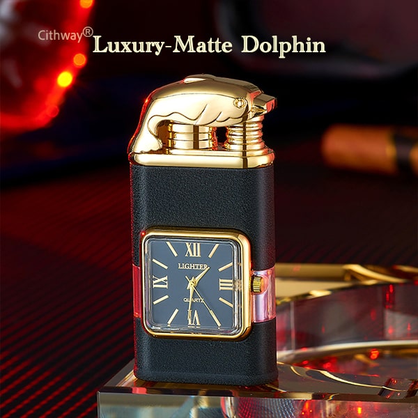 Cithway® Windproof Dual-Flame Vintage Watch Lighter