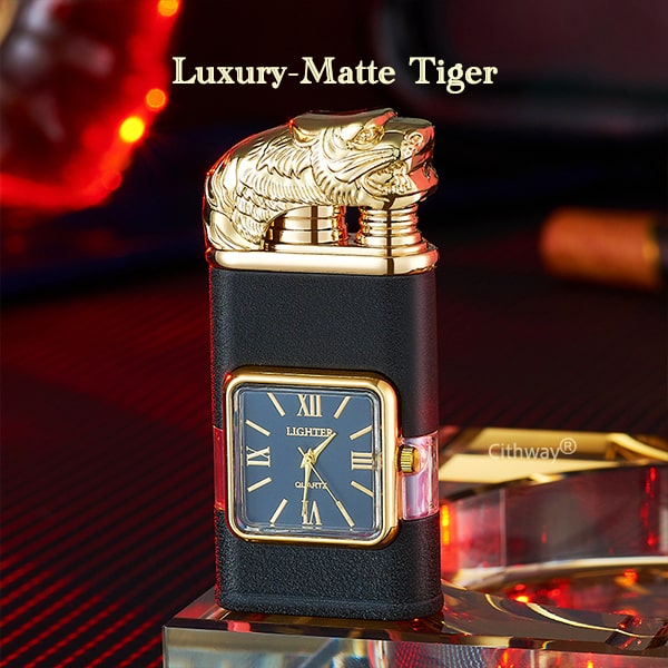 Cithway® Windproof Dual-Flame Vintage Watch Lighter