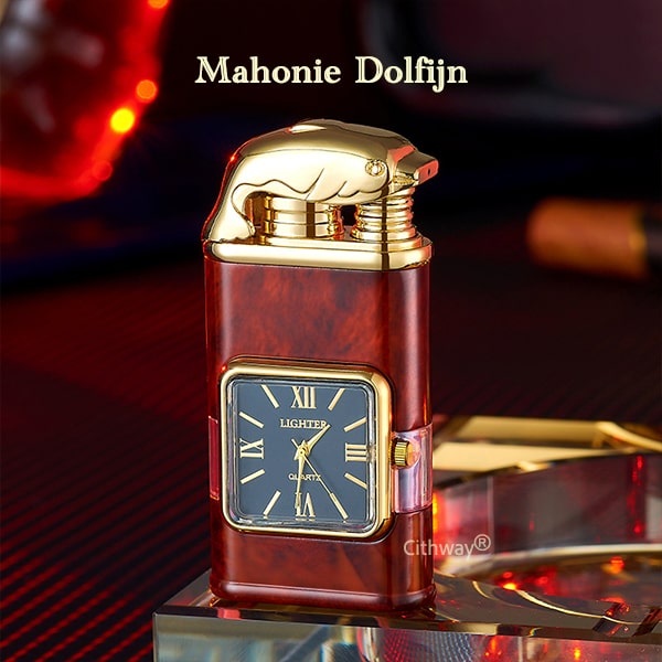 Cithway® Windbestendige Klassieke horlogeraarder met dubbele vlam