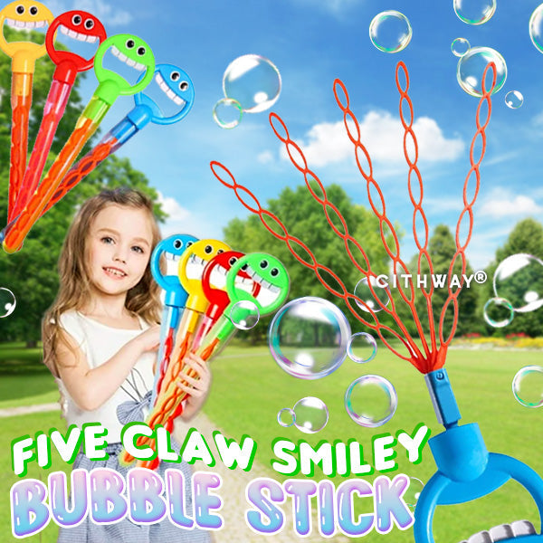 Cithway® Magical 5-Claw Smiley Bubble Stick