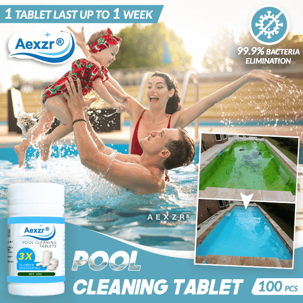 Aexzr® Pool Cleaning Tablet (100 PCS)
