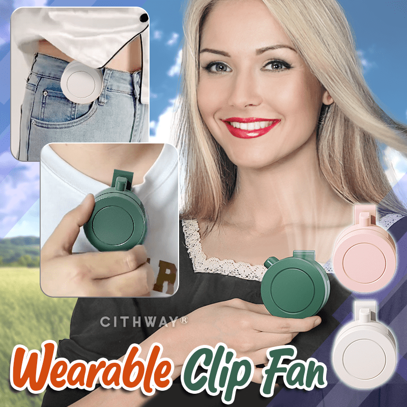 Cithway® Summer Outdoor Wearable Clip Fan
