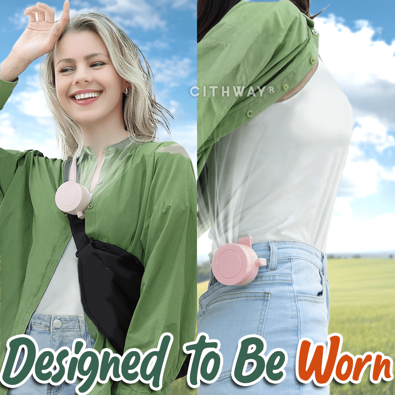 Cithway® Summer Outdoor Wearable Clip Fan