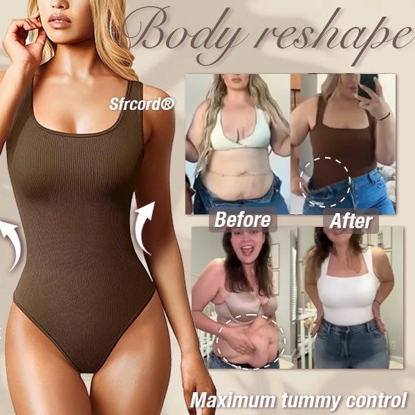 Sfrcord® Shape-Sculpting Summer Vest Bodysuit