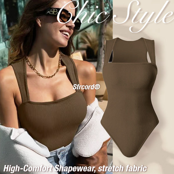 Sfrcord® Shape-Sculpting Summer Vest Bodysuit