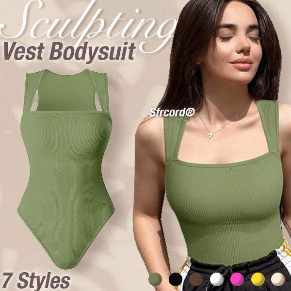 Sfrcord® Shape-Sculpting Summer Vest Bodysuit