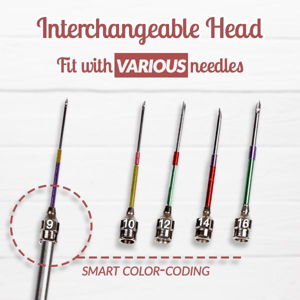 EasyStitch Embroidery Stitching Punch Needles (Set of 7)